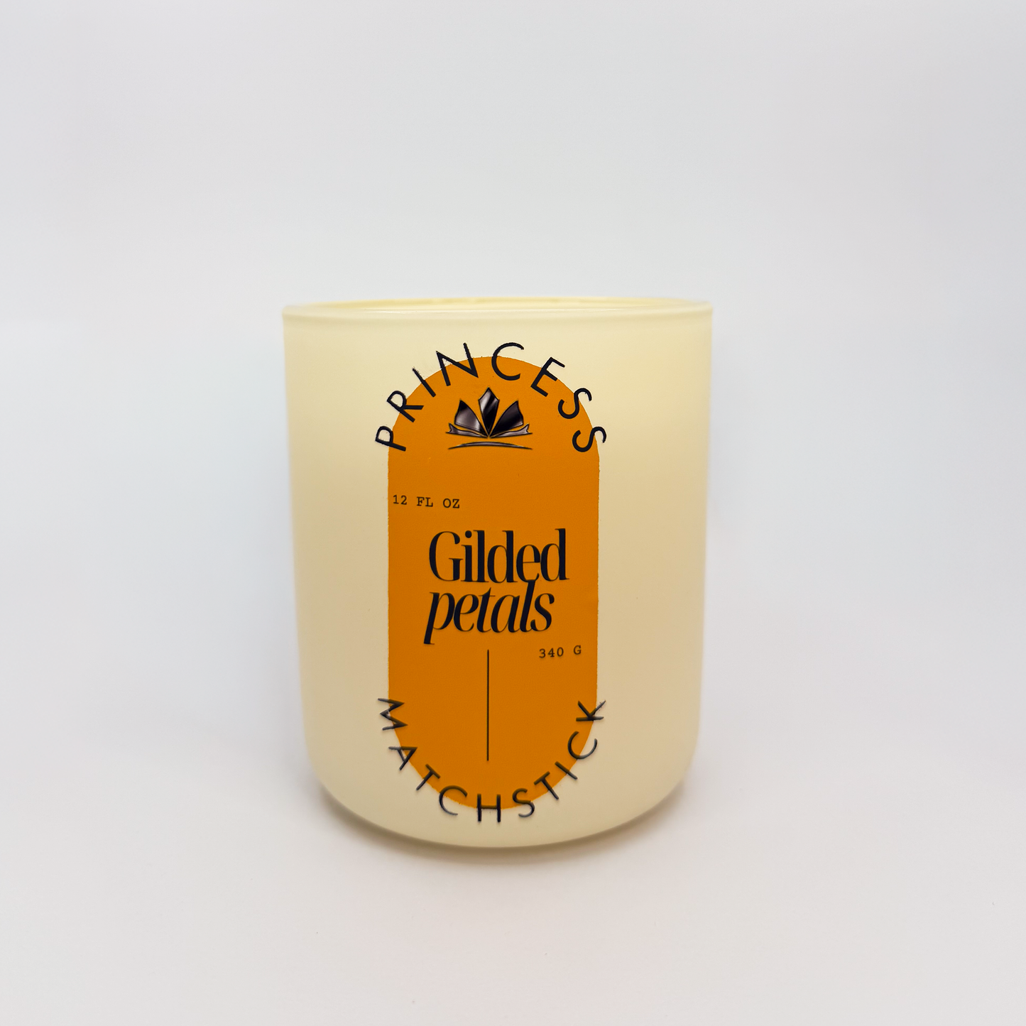 Gilded Petals — Glass Container Candle