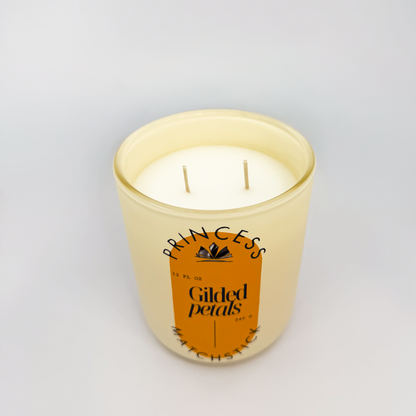 Gilded Petals — Glass Container Candle