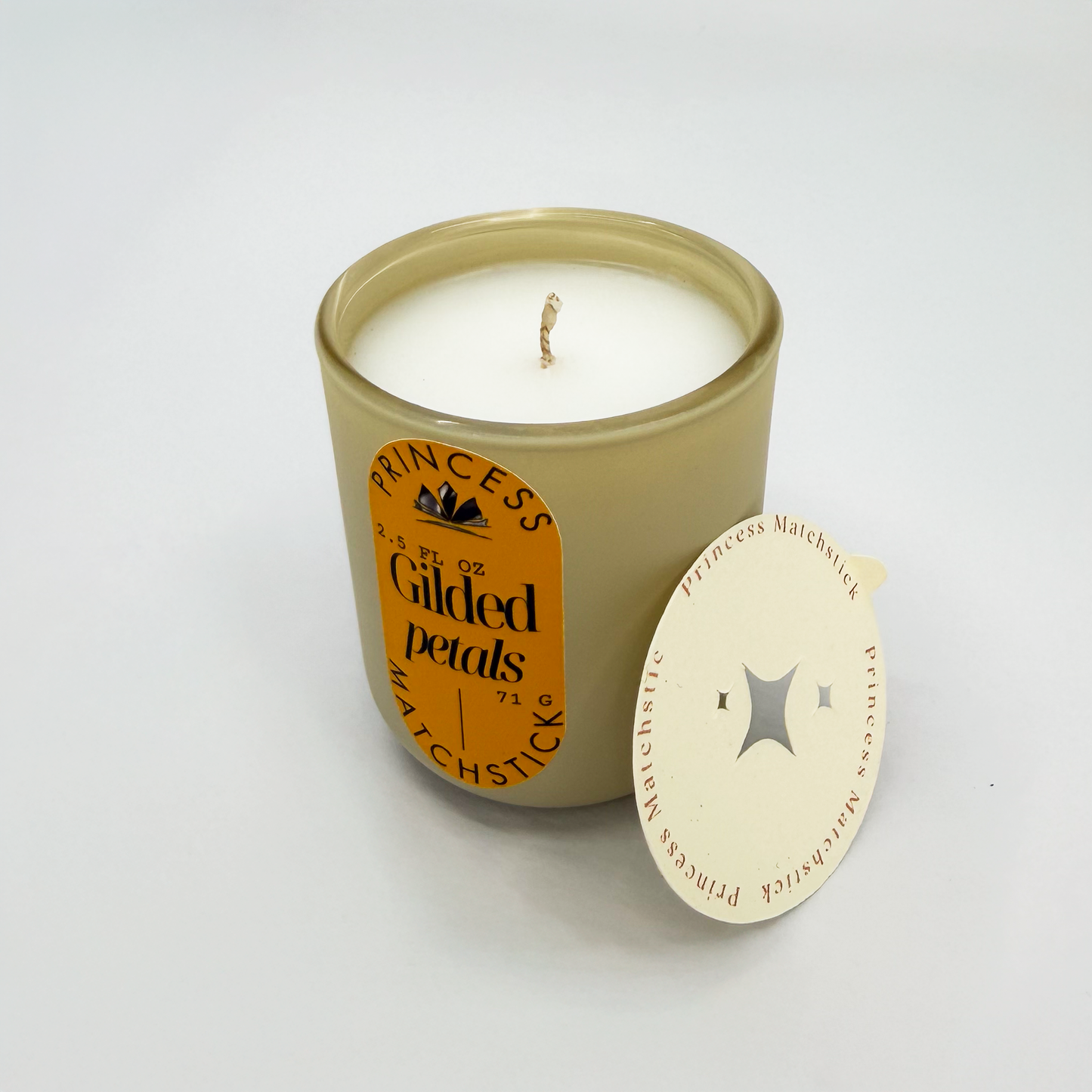 Gilded Petals — Glass Container Candle