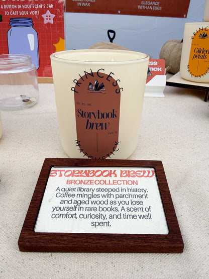 Storybook Brew- Glass Container Candle