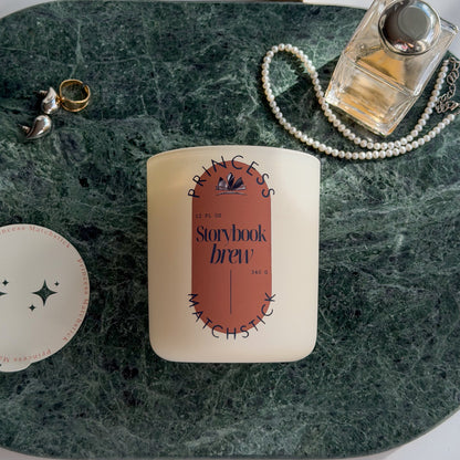 Storybook Brew- Glass Container Candle