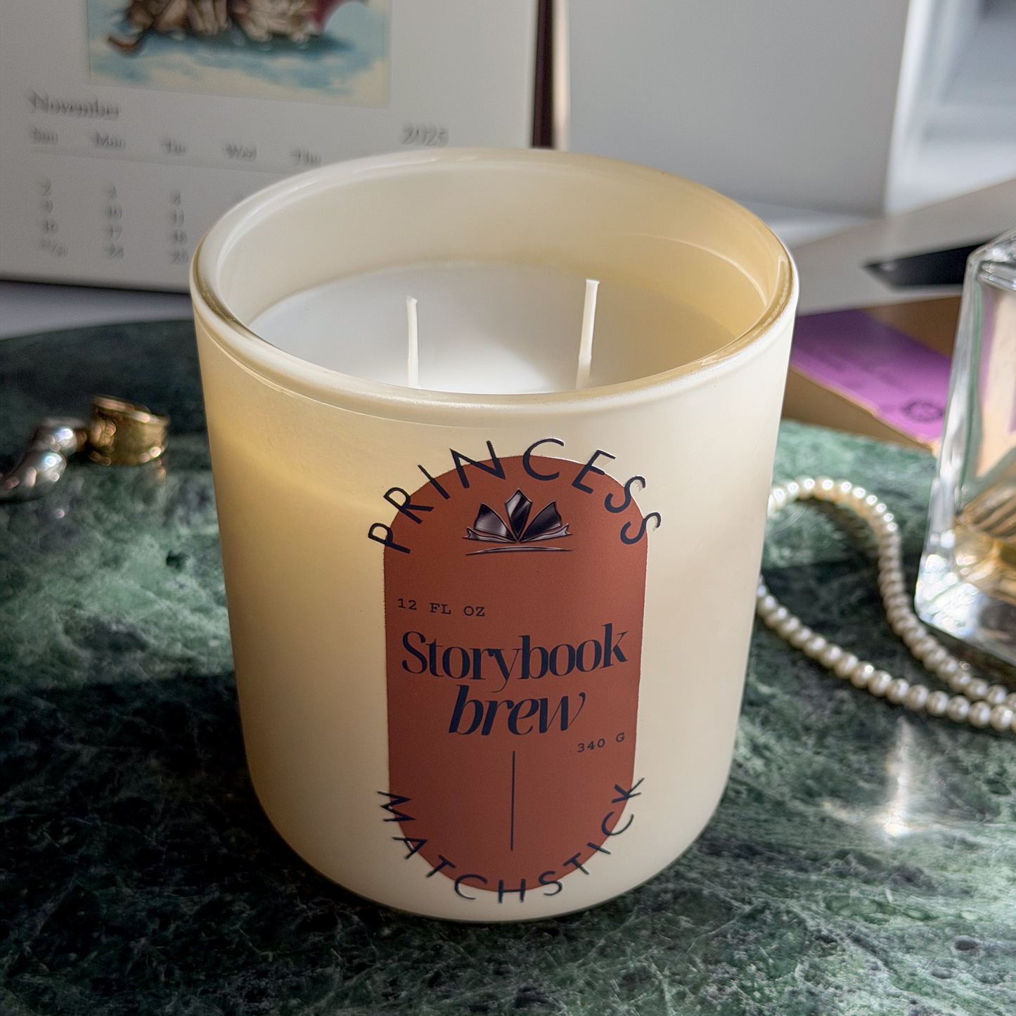 Storybook Brew- Glass Container Candle